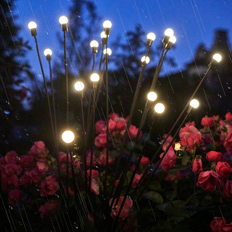 LED Solar Garden Light with Flexible Light Balls – Waterproof Decorative Light for Beds and Paths