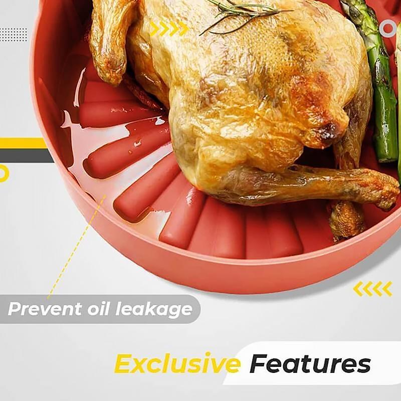 Hot Air Fryer Tray Easy to Clean Non-Stick Bakeware