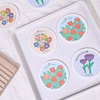 Kitchen flower print wood pulp cotton cloth