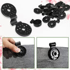 Shade Cloth Plastic Clips, Sunshade Netting Clips For Greenhouse Outdoor Garden