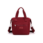 Waterproof Nylon Crossbody Bag with 7 Pockets and Adjustable Shoulder Strap