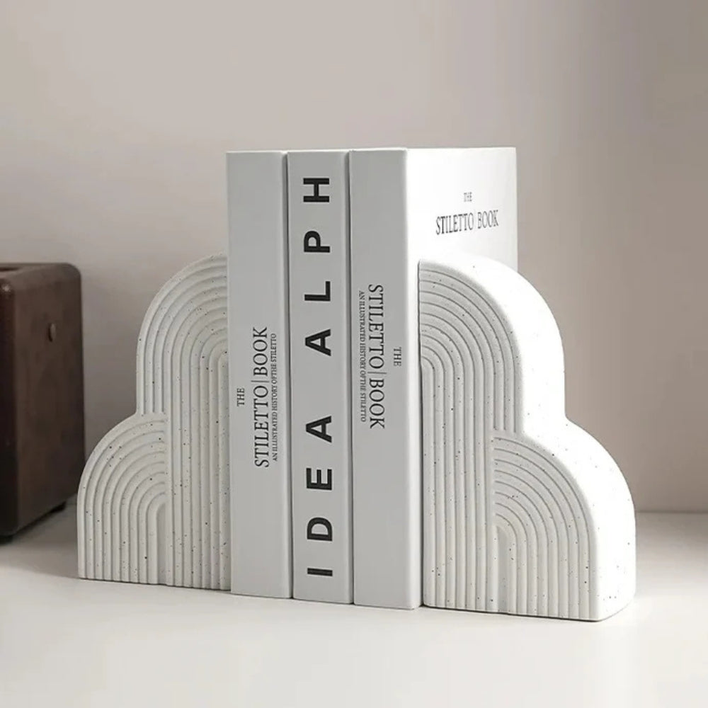 Persephone Cloud-Shaped Ceramic Bookends