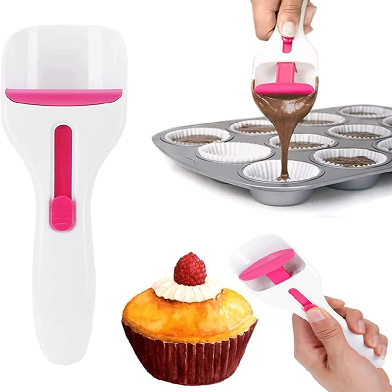 Non-stick coated cake serving spoon