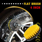 Electric drill brush