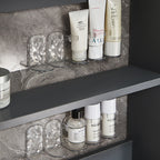 Wall shelf made of plastic