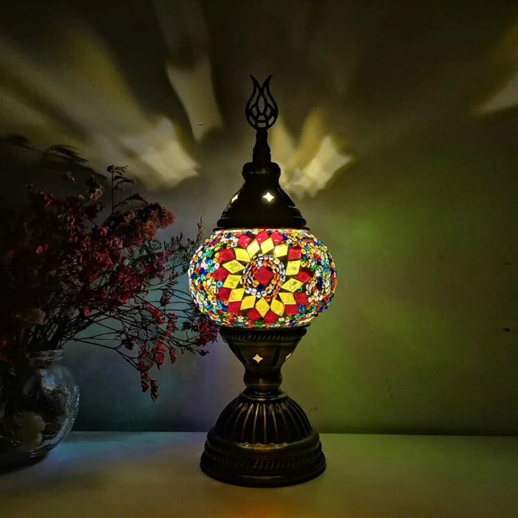 Mosaic Colorful Pattern Table Lamp