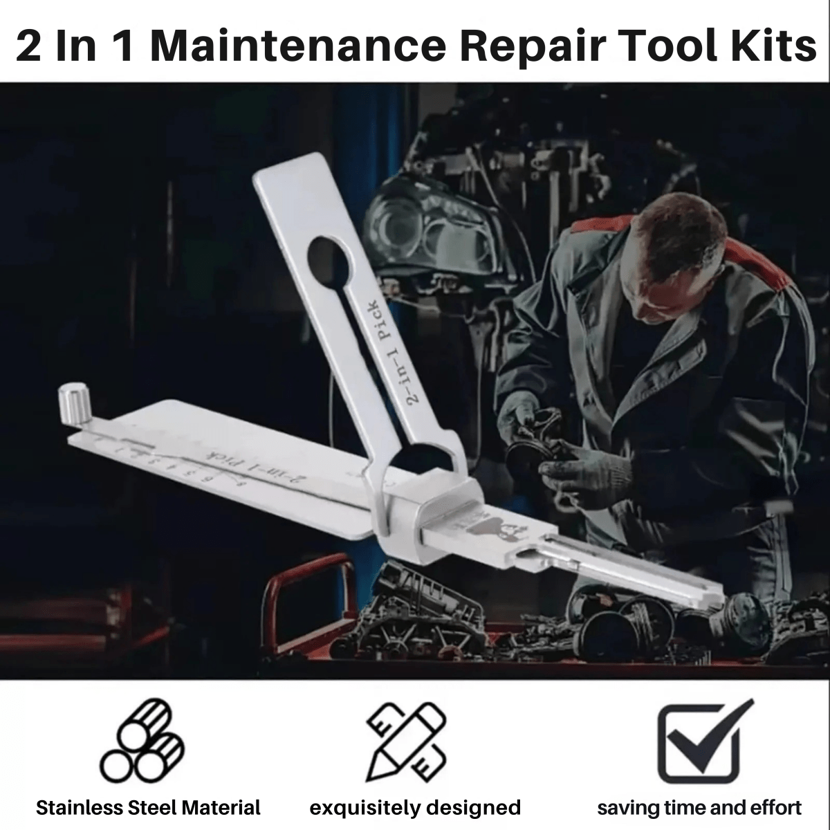 Precision tool made of stainless steel for repair & maintenance