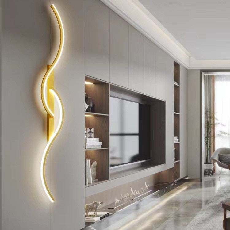 Minimalist Luxury LED Wall Sconce - Multiple Sizes, Finishes, and Dimming Options