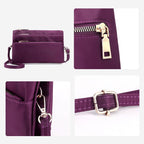 Multilayer Nylon Crossbody Bag