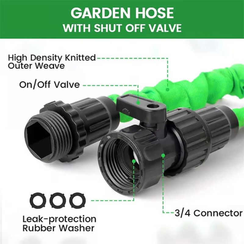 Magic hose with 7 spray gun functions