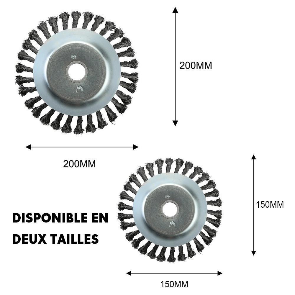 Round wire cup brush