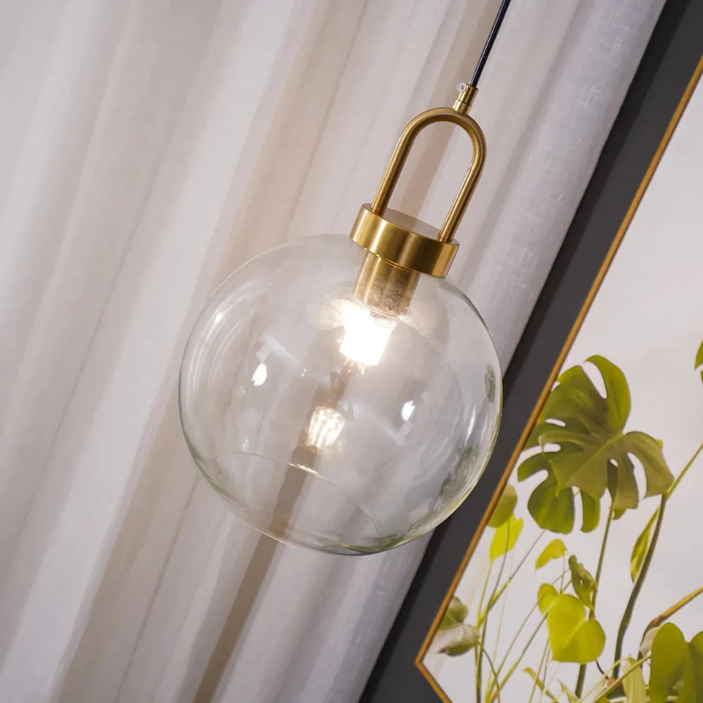 Modern Atmospheric Glass Pendant Lamp for Dining Room and Kitchen