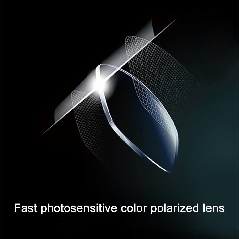 Polarized color-changing sunglasses
