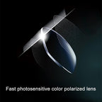 Polarized color-changing sunglasses