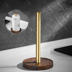 Marble paper towel holder – gold details for exceptional style