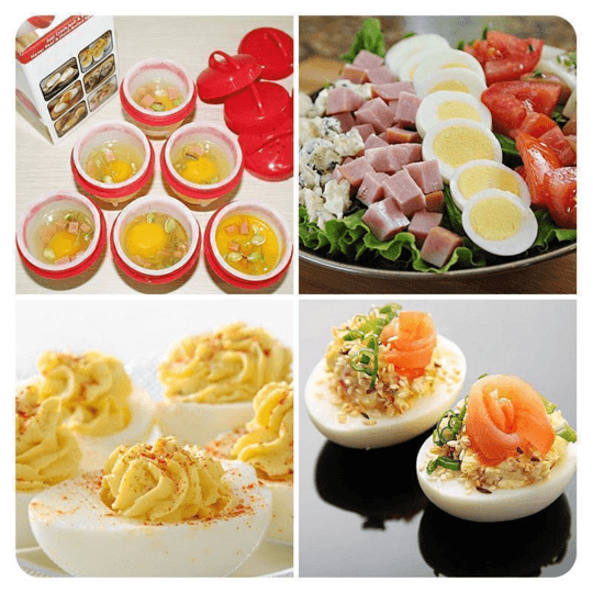 Mini Egg Cooker, Set with 6 Parts