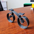 Velaro Bike Sculpture | Minimalist Wire Frame Design | Iron Black | Gift Idea for Bike Lovers