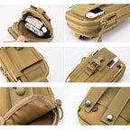Water-resistant hip bag for men