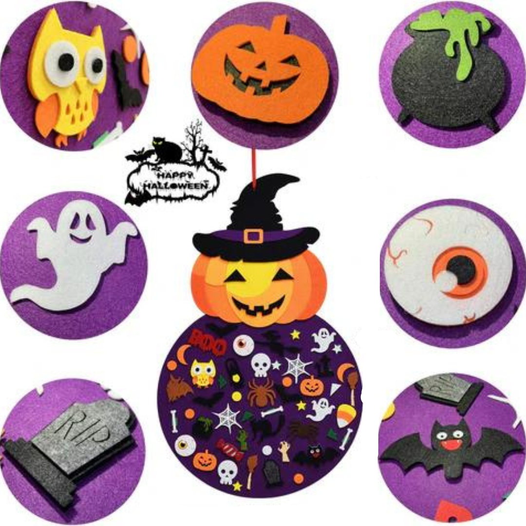 Halloween DIY Feltboard with Pumpkin – SpookyBoard