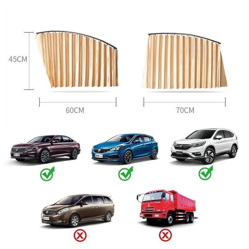 Magnetic Car Sunshades (2/4 pieces)
