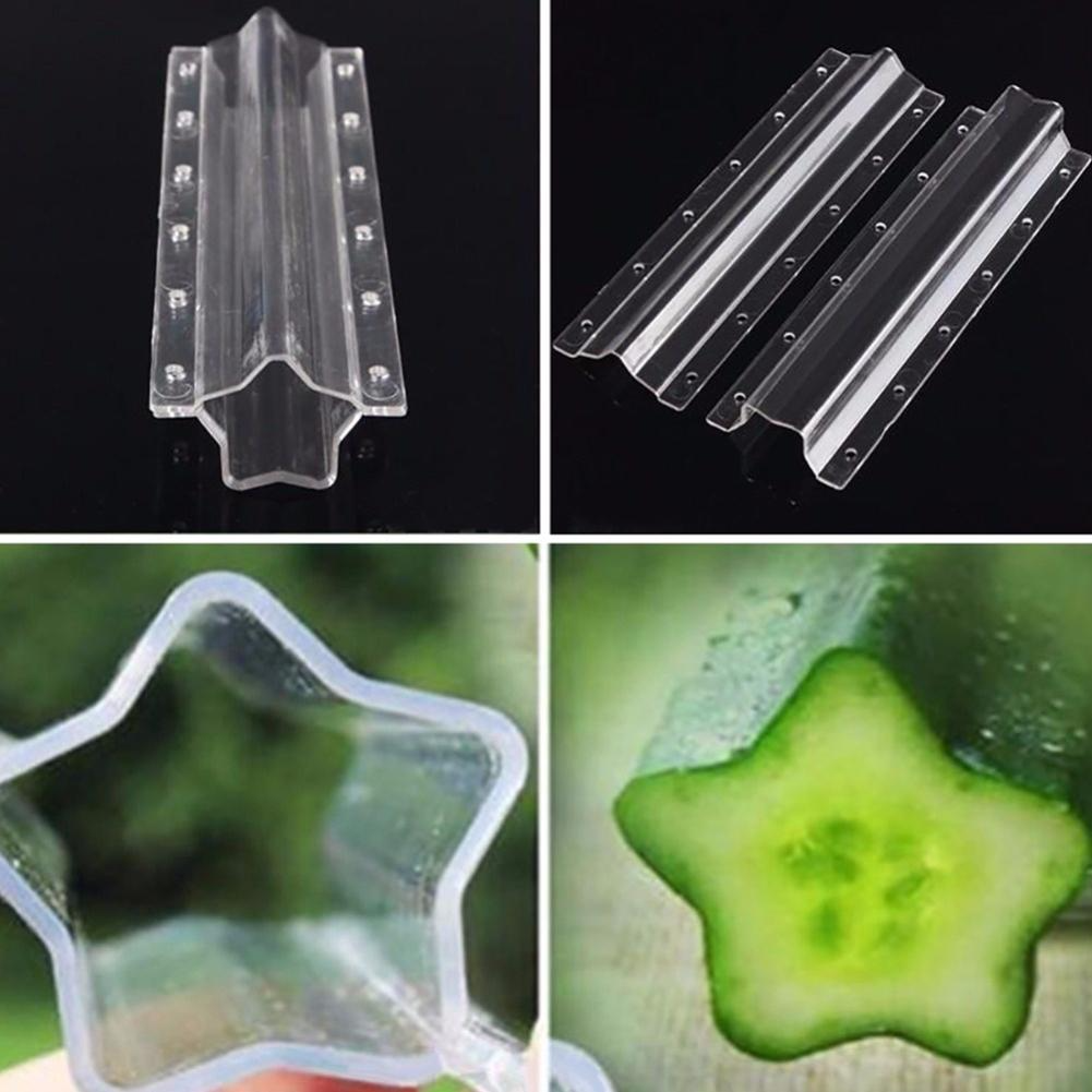 Star shape vegetable mold for cucumbers – Creative mold rail for fruits and vegetables