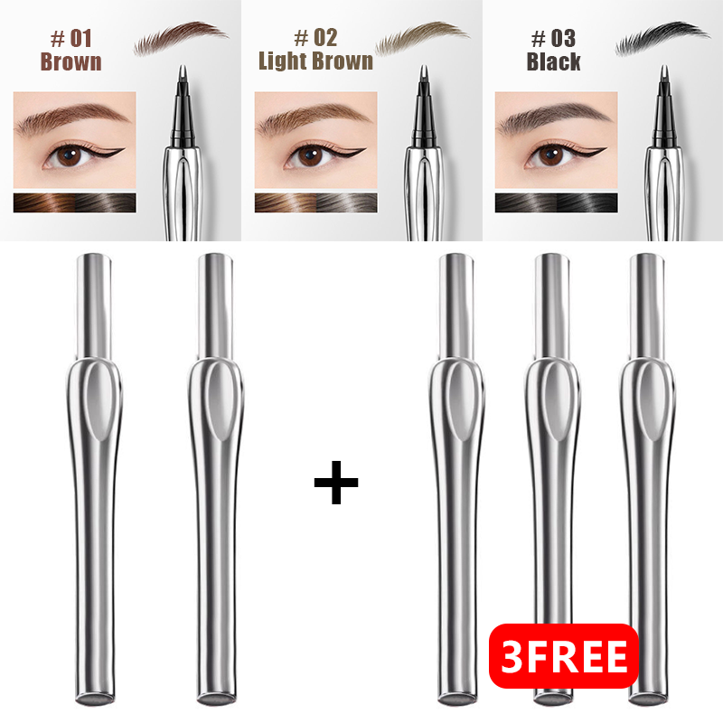 Improved Natural Waterproof Eyebrow Pencil with Micro-Fine Tip (super)
