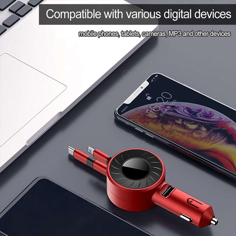 3-IN-1 Telescopic Mobile Charger