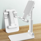 Foldable or white pole phone desk holder