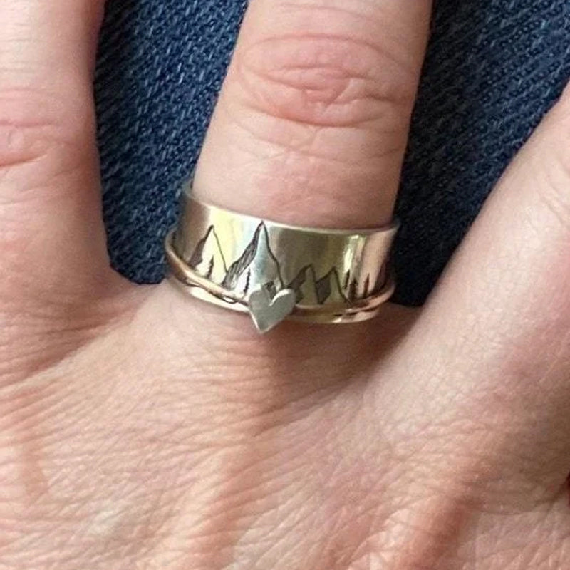 Climbing Further Silver Ring