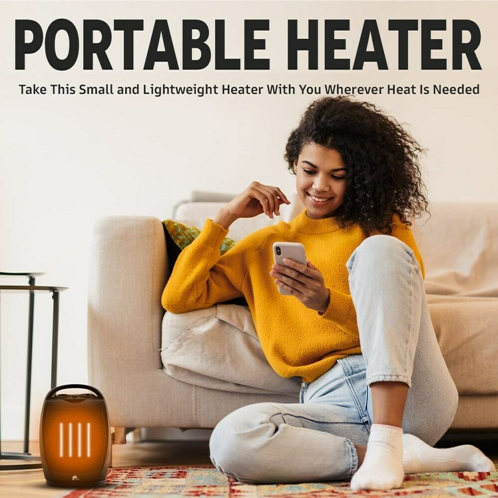 HeatEase Compact Portable Heater – Stylish, Oscillating & Energy Efficient