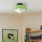 LED Round Flush Mount Ceiling Light Fixture - Modern Energy-Efficient Lighting for Contemporary Home Décor & Low Ceilings