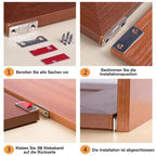 No-hole magnetic door closer