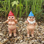 Cheeky Garden Gnome Funny Statue