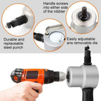 Nibbler Cutter Drill Attachment Double Head Metal Sheet