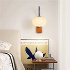 The elegance of glass and wood on your wall