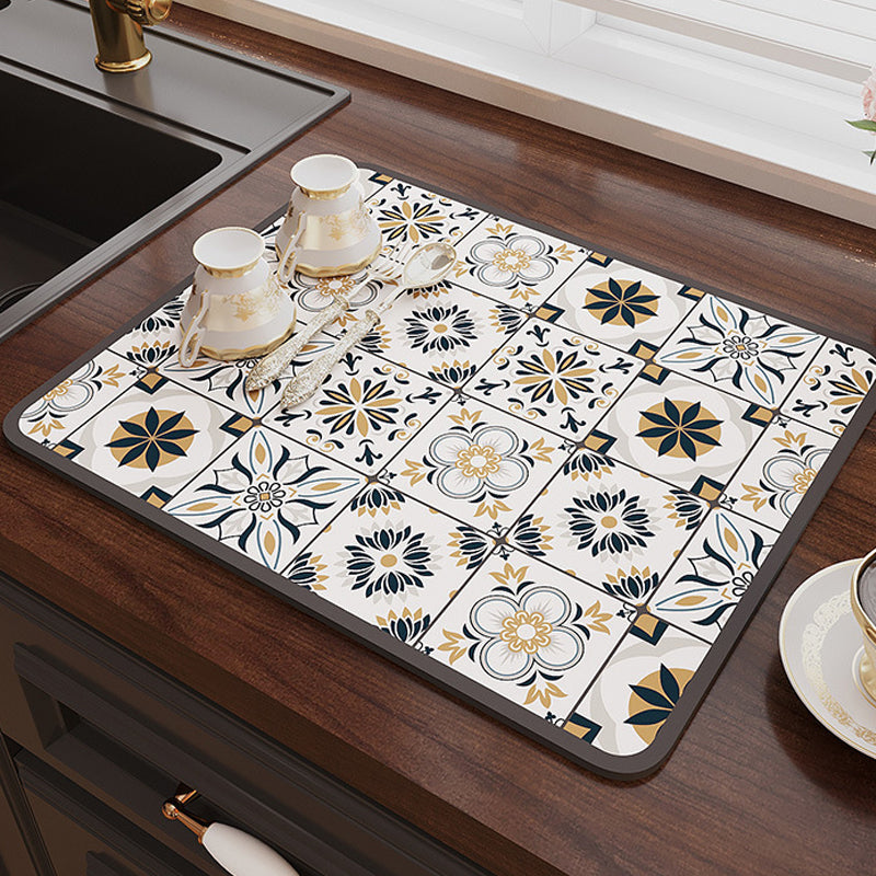 Retro Quick-drying Water-repelling Mat for Kitchen-Bar-Countertops