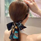 Retro Long Ribbon Headband