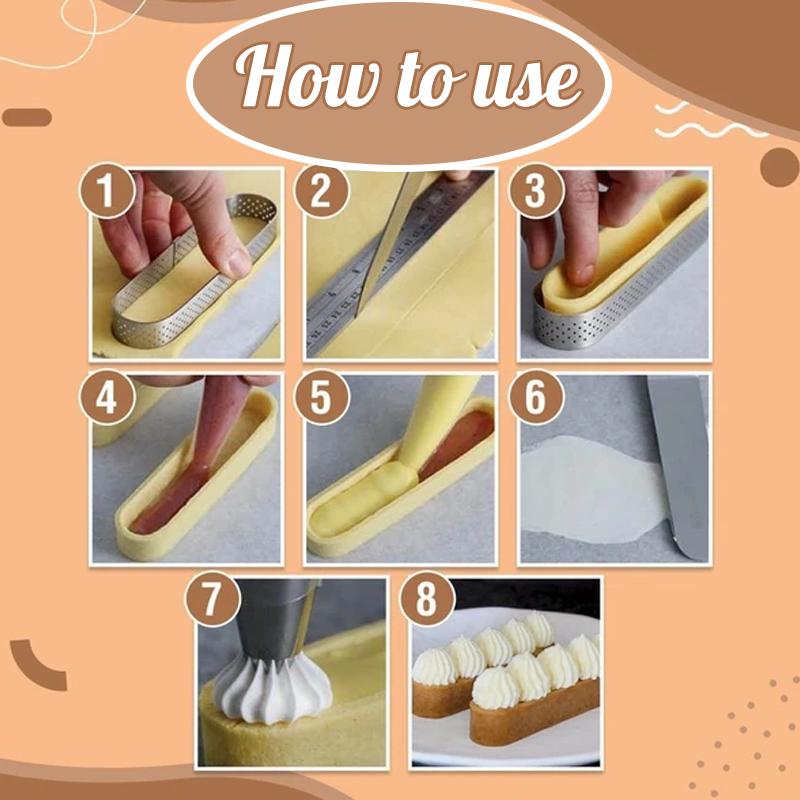 Oval Tart Ring Baking Pan