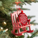 Christmas in Heaven Rocking Chair Ornaments