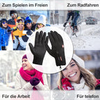 High-quality, warm, windproof and waterproof touchscreen gloves, Unisex