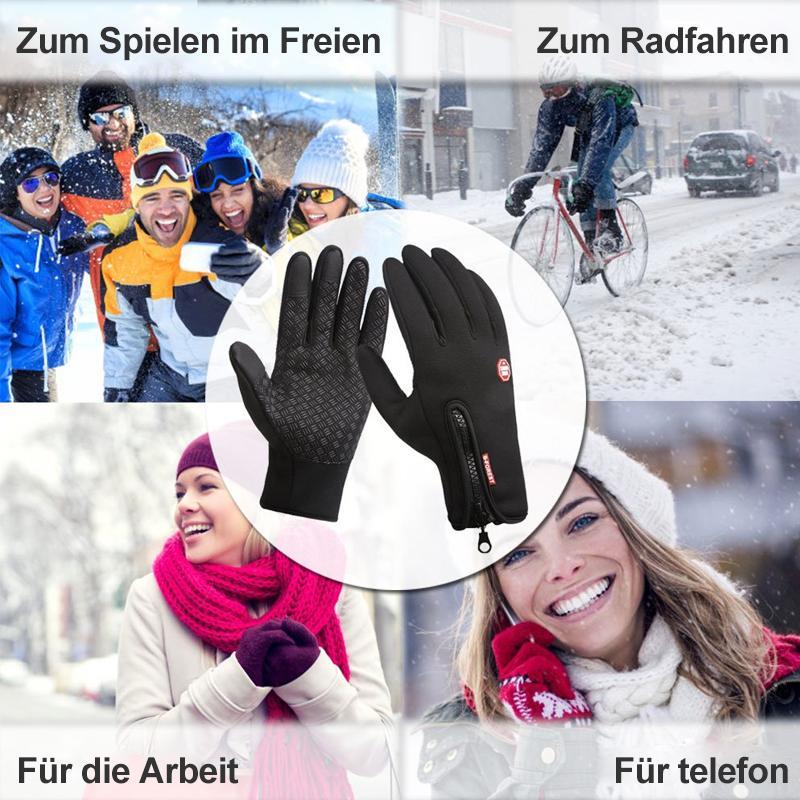 High-quality, warm, windproof and waterproof touchscreen gloves, Unisex