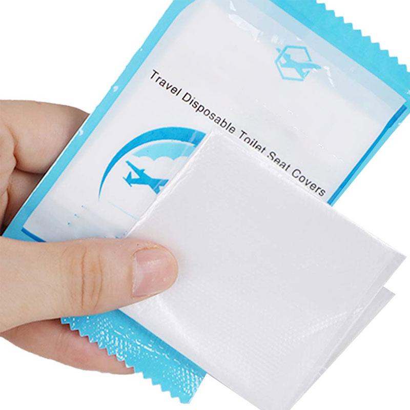 50 PCS Transparent Disposable Toilet Pads