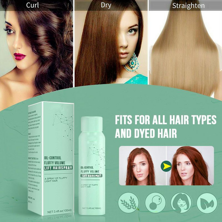 Volume hairspray for more fullness