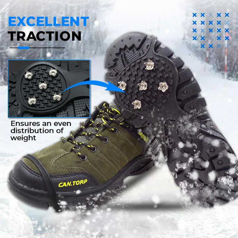 Traction Cleats Ice Snow Grippers Non-Slip Silicone