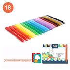 Children's Day gifts plastic brush set for children with practice book