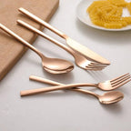 LumiDine 30-piece Premium Cutlery Set | Stainless Steel | Modern Design | For 6 People | Durable & Dishwasher Safe