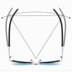 Sapphire High Hardness Anti-Blue Light Wide and Near Reading Glasses Sunglasses