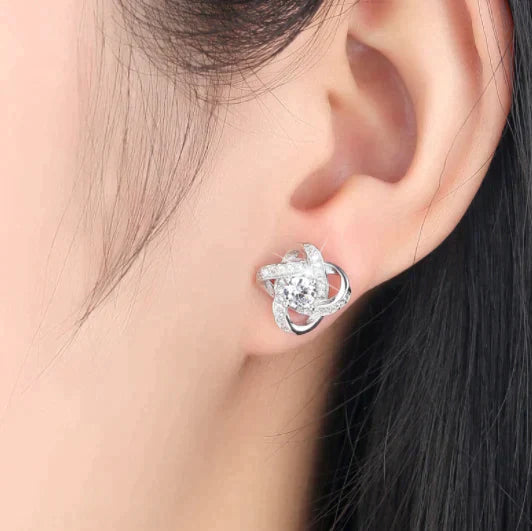 Charming Liebdesknoop Necklace and Earrings Set | The ideal gift!