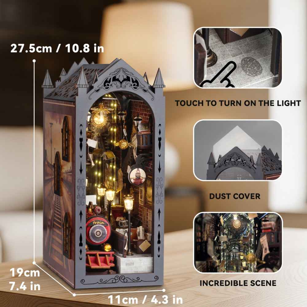 Fancy Train Platform DIY Book Nook Kit