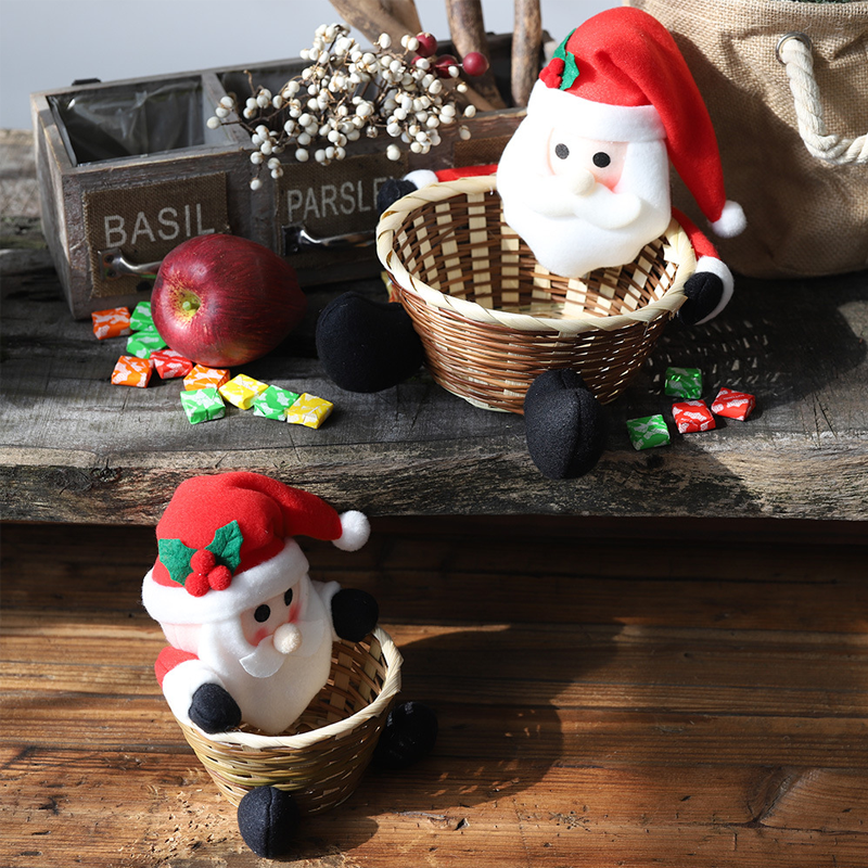 Christmas Candy Braided Basket